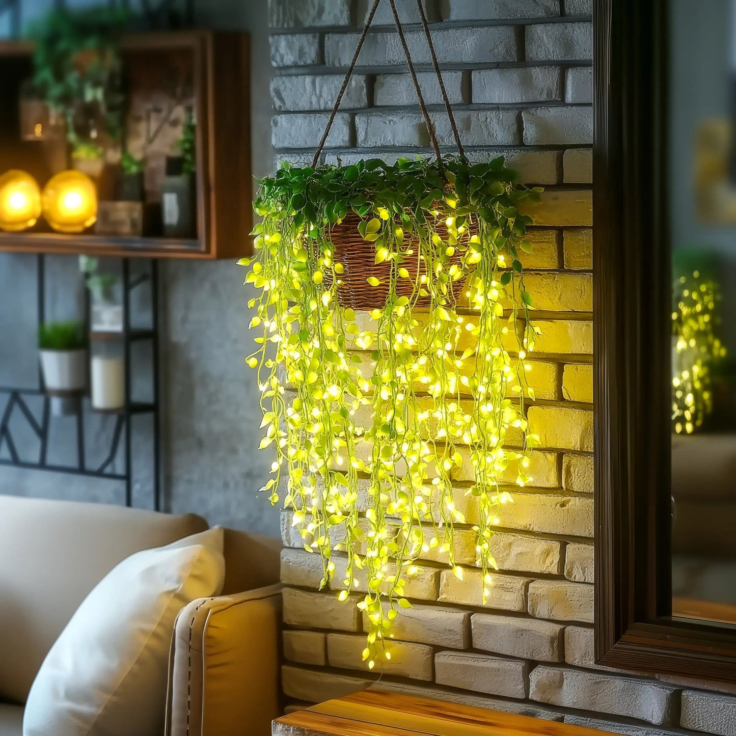 Lush Light Vine String Lights – Elegant Warm Glow for Cozy Atmosphere 5