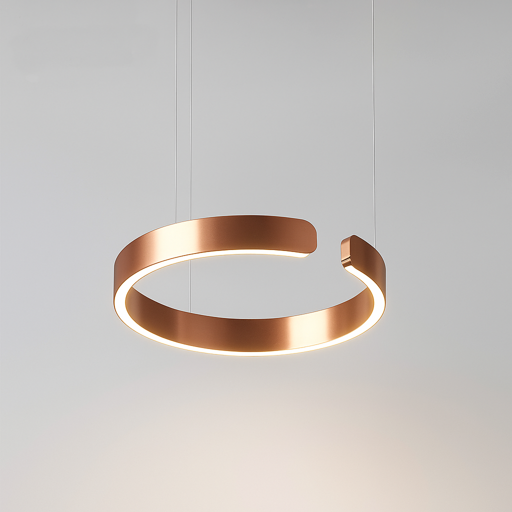 LuxeNova Black Pendant Light – Sleek Design with Warm Ambiance 10