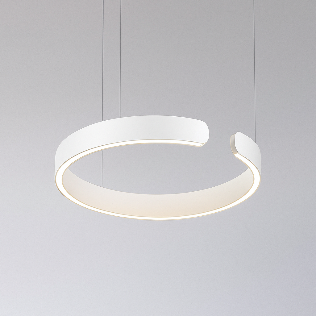 LuxeNova Black Pendant Light – Sleek Design with Warm Ambiance 11