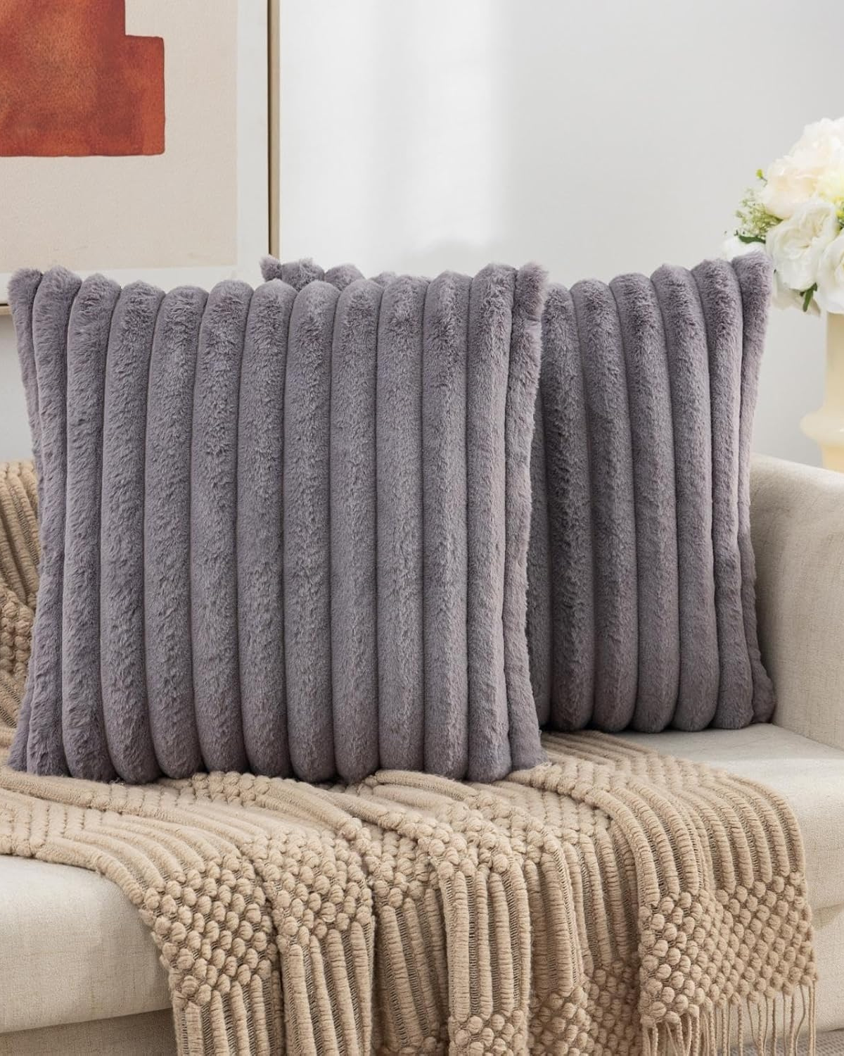 Luxe Channel Pillow – Sophisticated Comfort for Any Space 1
