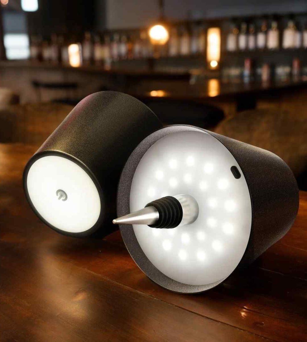 Luxe LED Bottle Lamp – Unique Lighting for Cozy Ambiance 2
