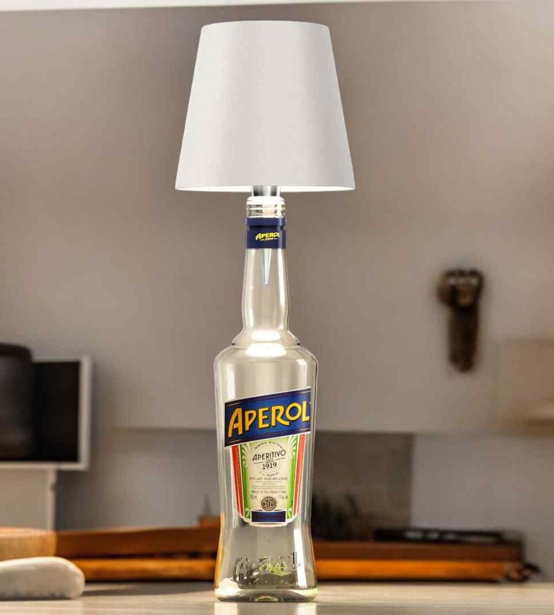 Luxe LED Bottle Lamp – Unique Lighting for Cozy Ambiance 3