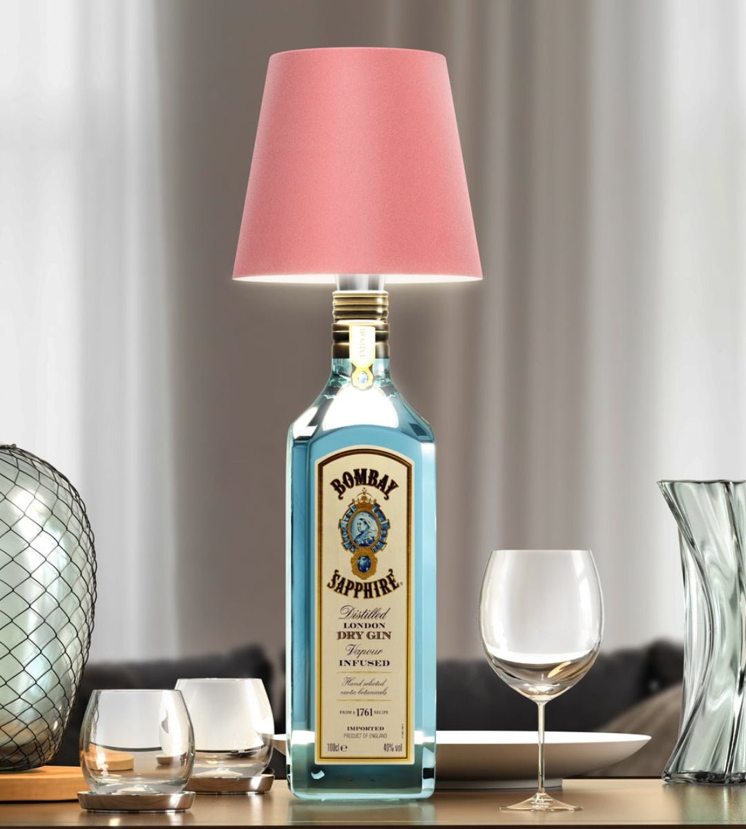 Luxe LED Bottle Lamp – Unique Lighting for Cozy Ambiance 7