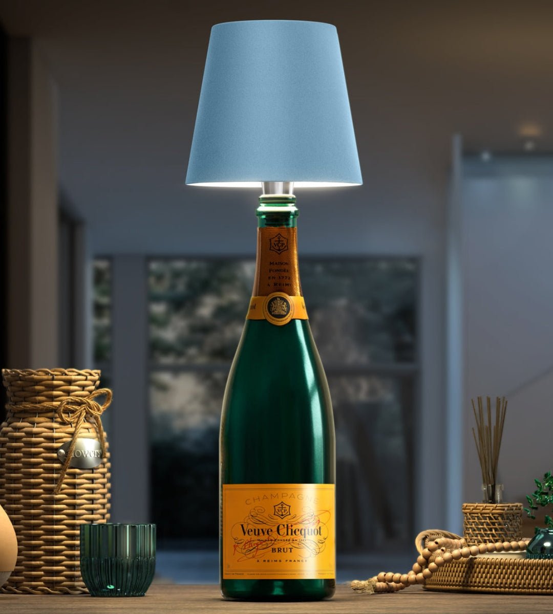 Luxe LED Bottle Lamp – Unique Lighting for Cozy Ambiance 8