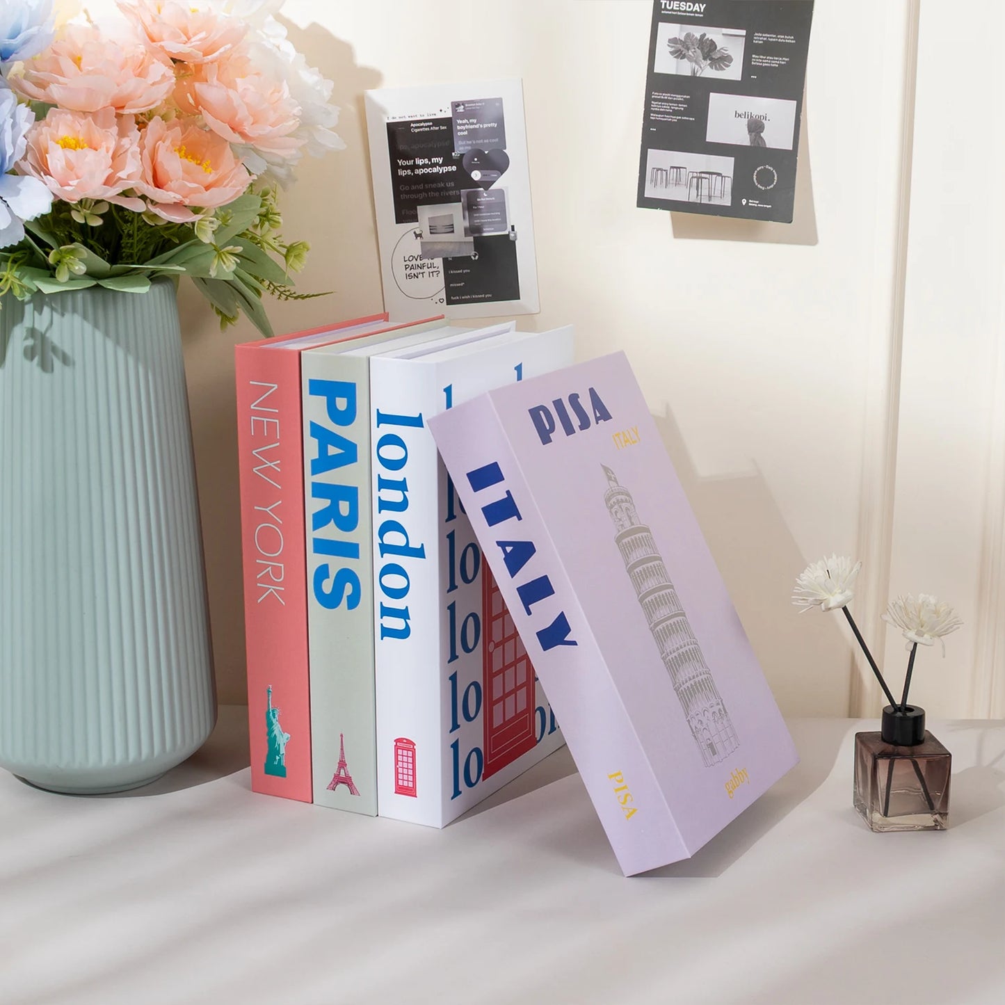 Luxury Fake Book Decoration – Elegant Storage Solution for Remote Controls 3