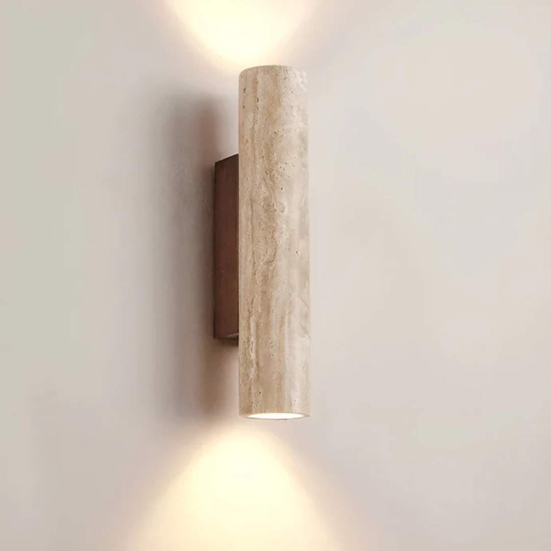 Marble LED Wall Lamp – Elegant Lighting with Wabi Sabi Charm 2
