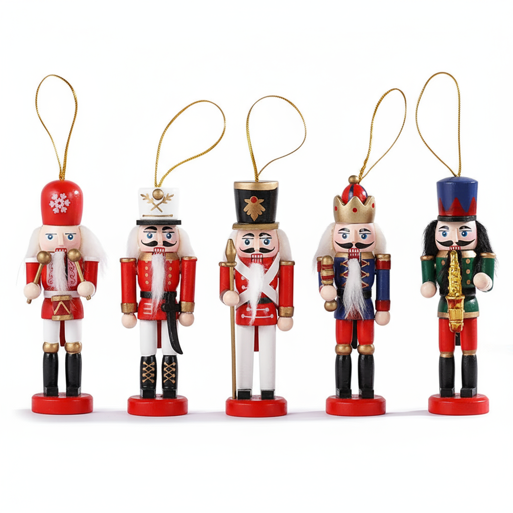 Mini Nutcracker Set – Unique Figures for Festive Decor 1