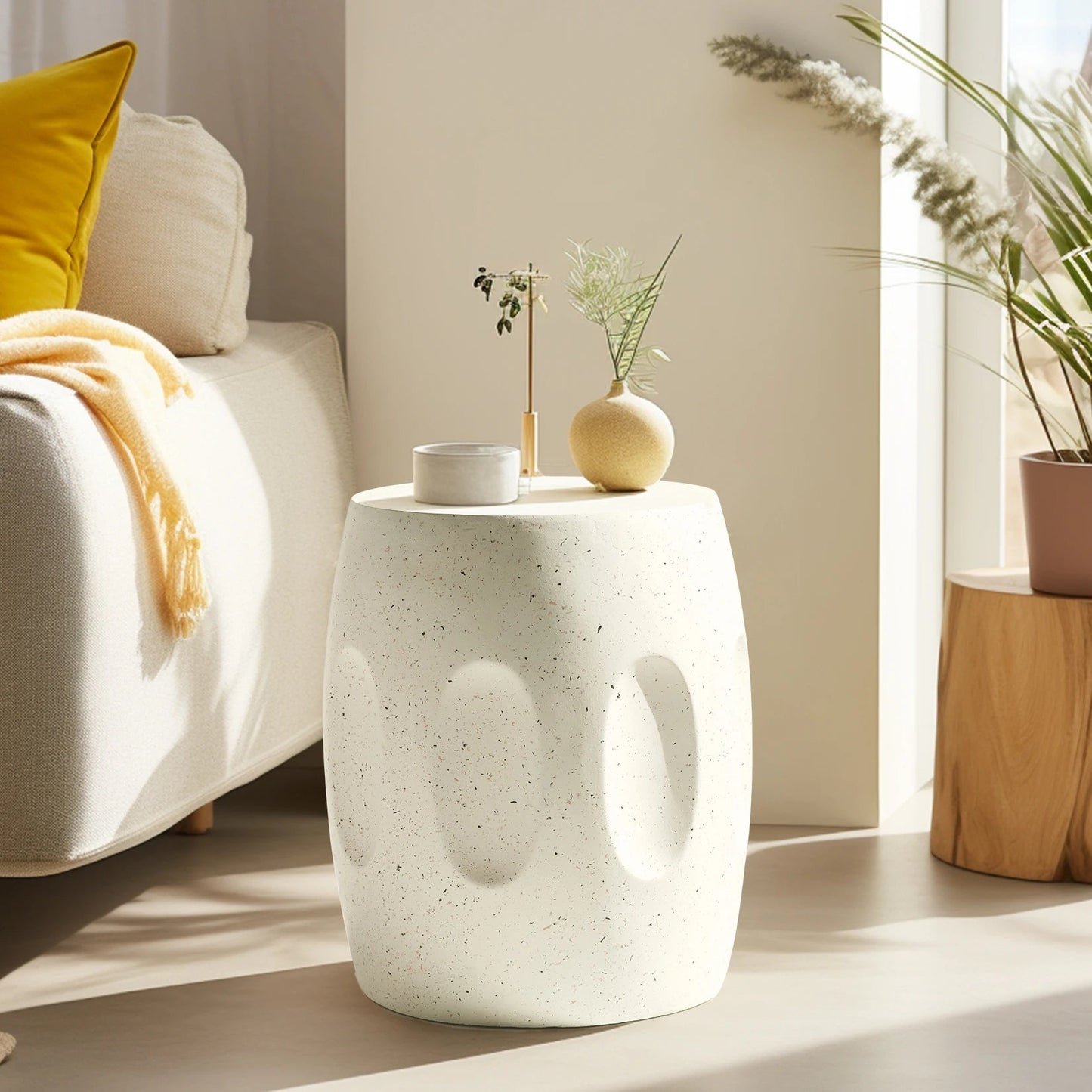 Modern Concrete Side Table – Effortless Style for Any Setting 2