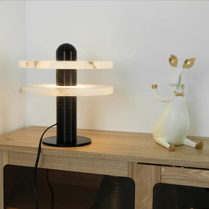 Modern Designer Marble Table Lamp – Elegant Lighting for Any Room 3