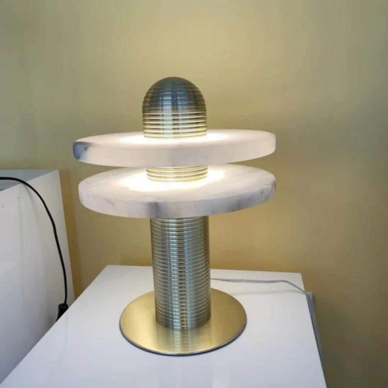 Modern Designer Marble Table Lamp – Elegant Lighting for Any Room 4