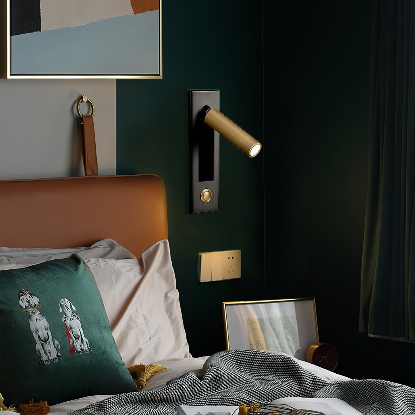 Modern Nightstand Lamp With Dimming Function – Flexible Light For Cozy Reading 4
