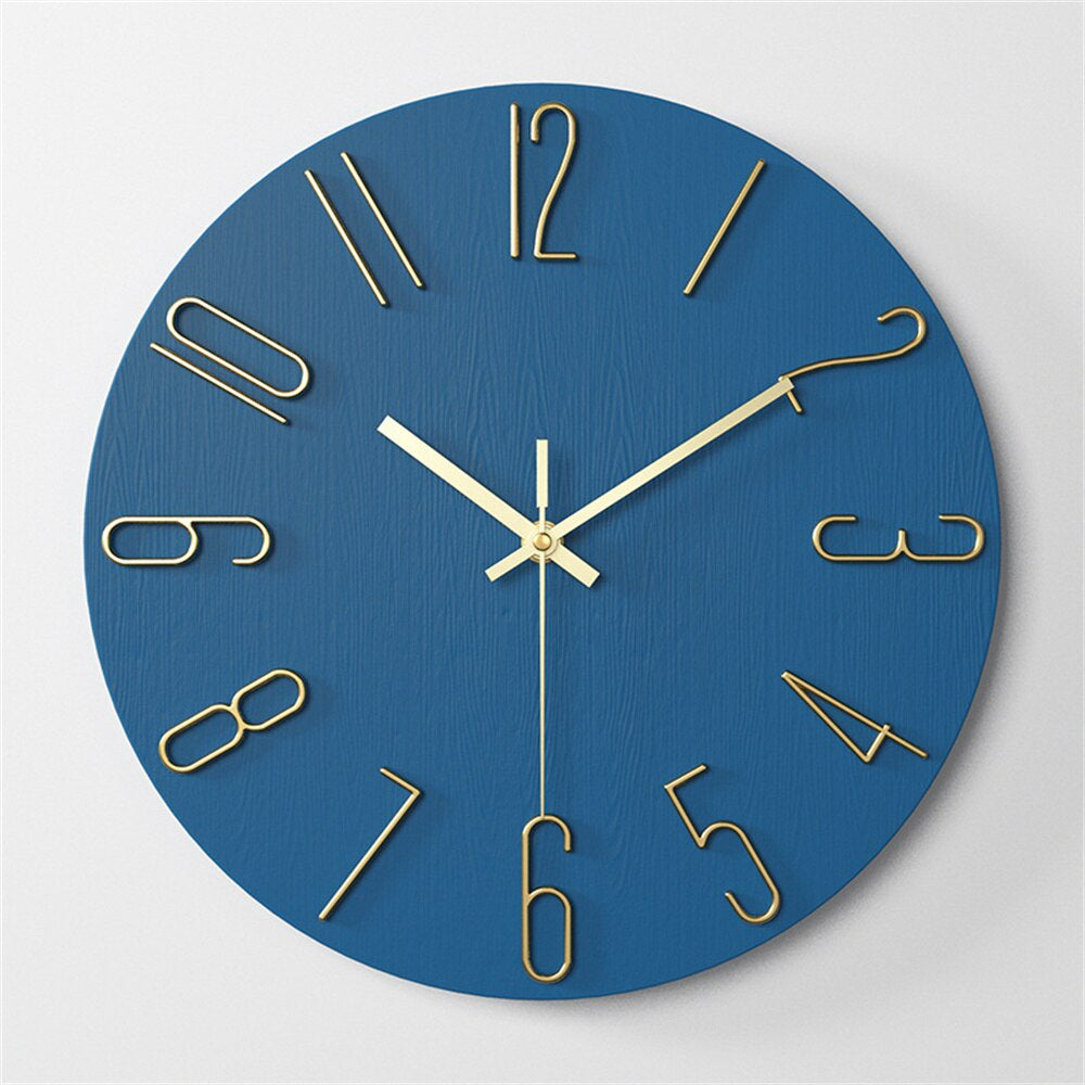 Modern Nordic Plastic Wall Clock – Timeless Elegance for Any Space 0