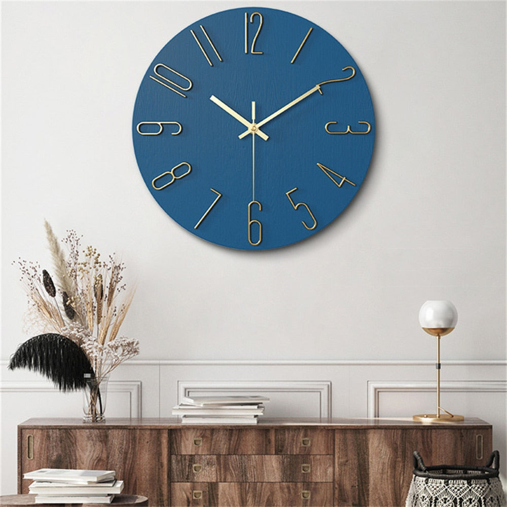 Modern Nordic Plastic Wall Clock – Timeless Elegance for Any Space 2