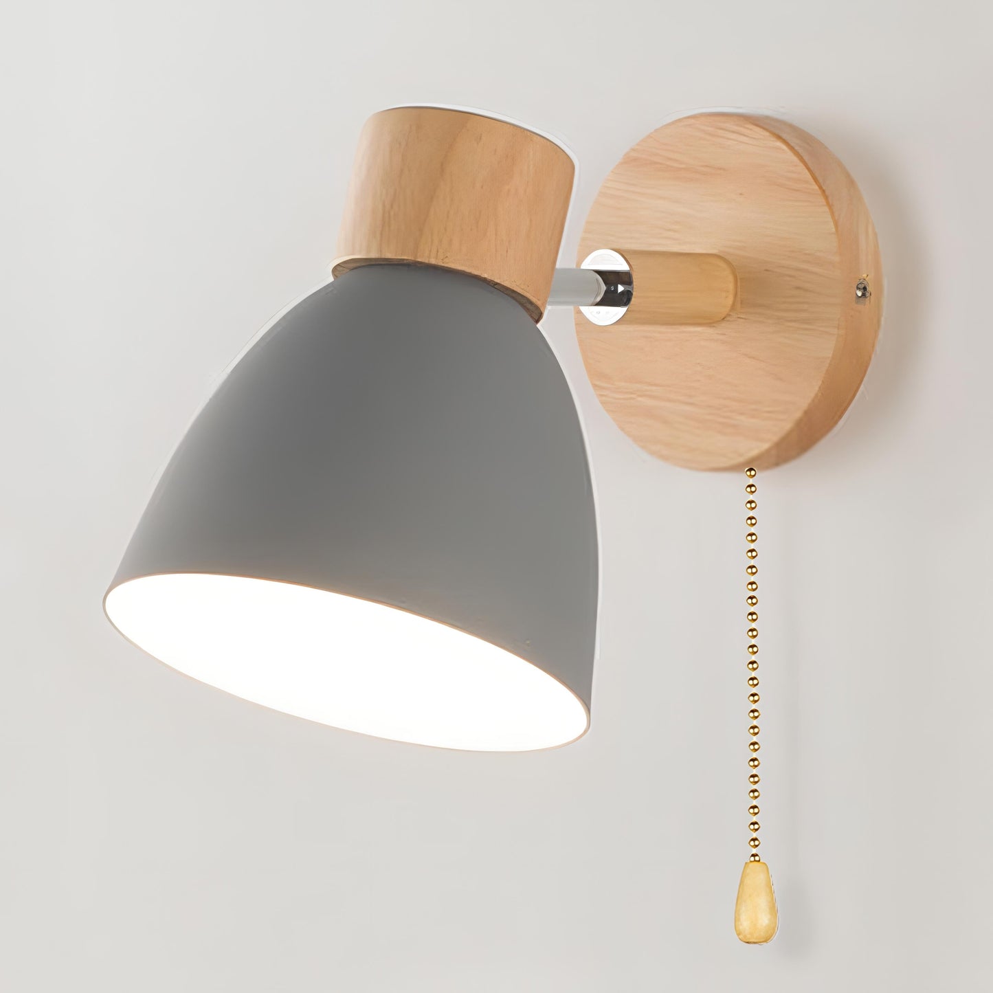 Modern Wall Lamp Jandiel – Scandinavian Wood Design for Inviting Spaces 2
