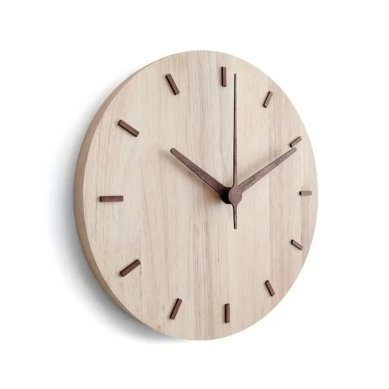 Modern Walnut Wood Wall Clock – Embrace Timeless Scandinavian Design 3