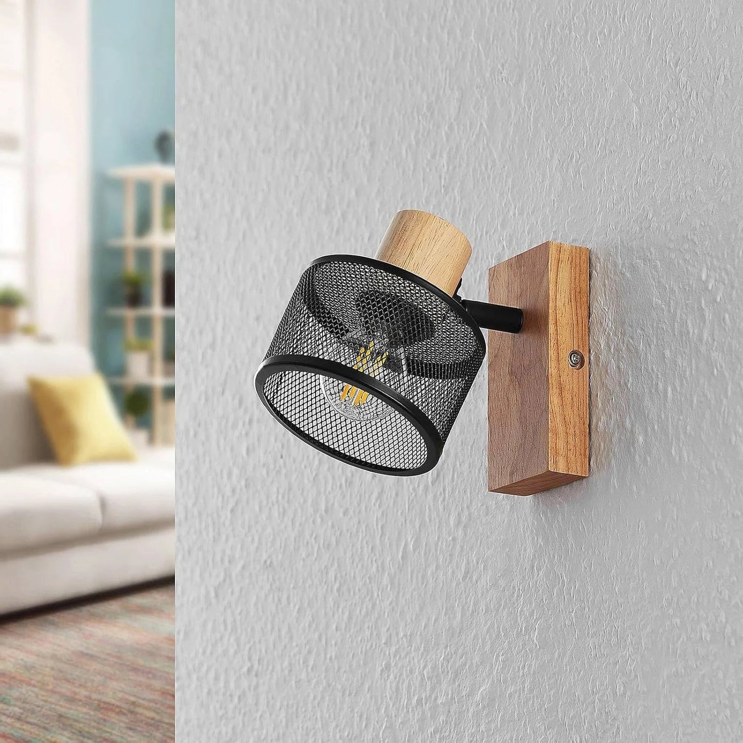 Modern Wooden Wall Lamp – Elegant Lighting for Every Space 3