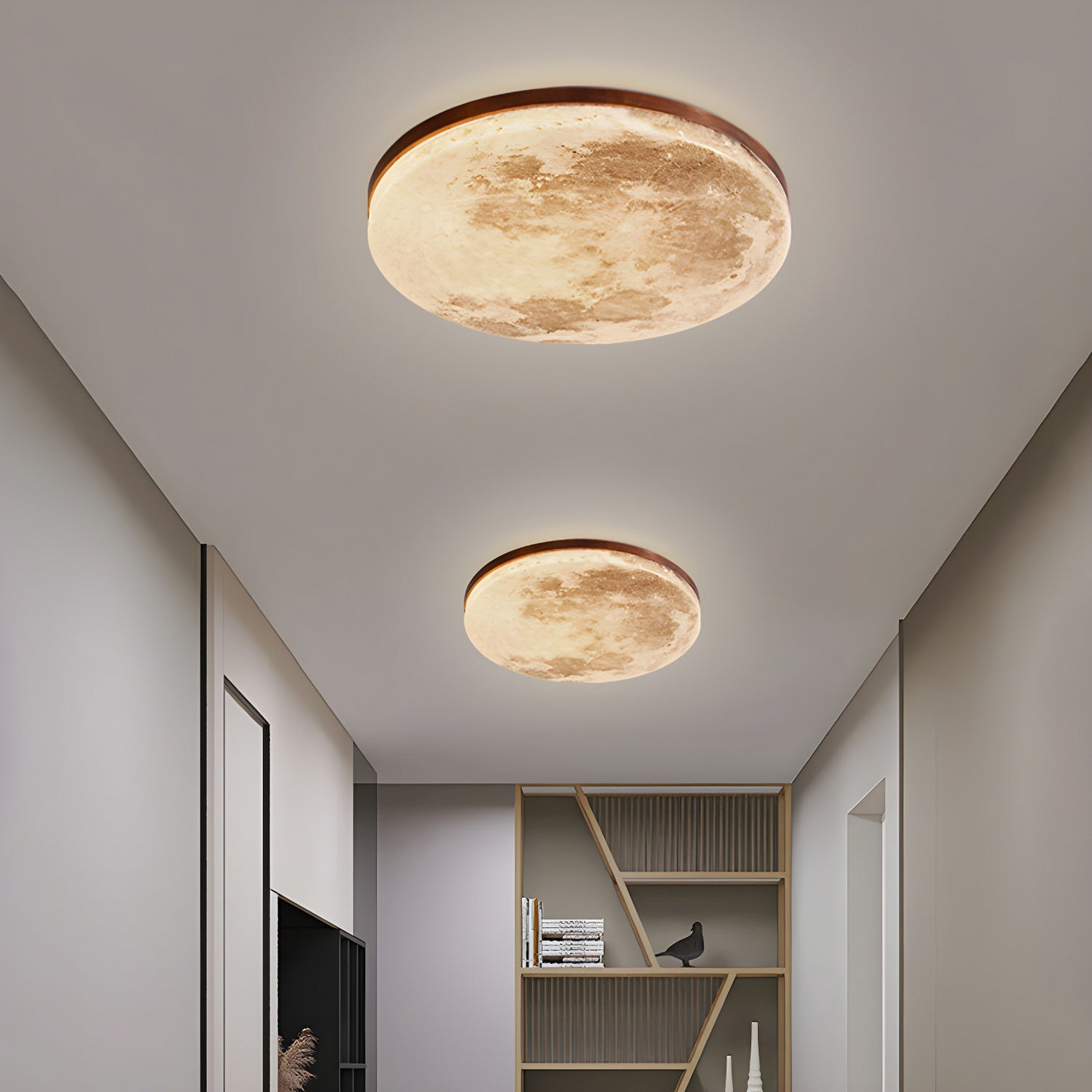 Moon Round Ceiling Lamp – Stylish LED Illumination for Every Space 5