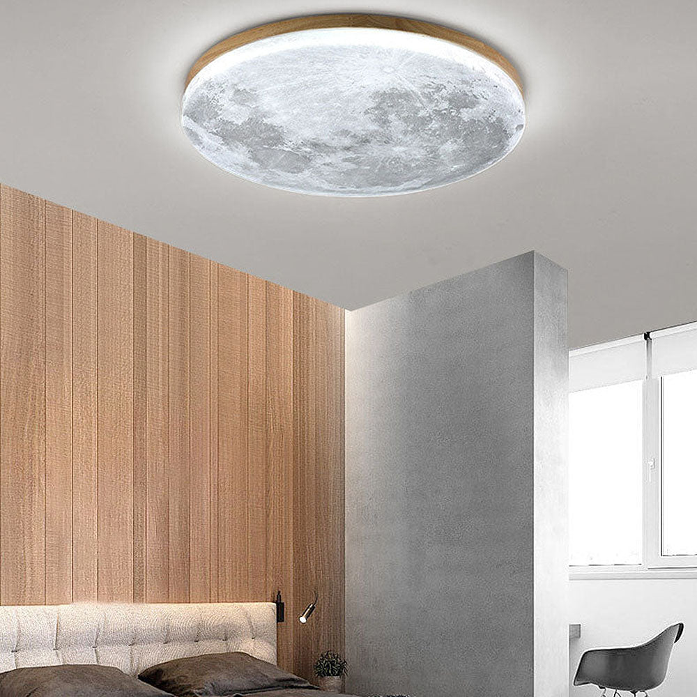 Moon Round Ceiling Lamp – Stylish LED Illumination for Every Space 6