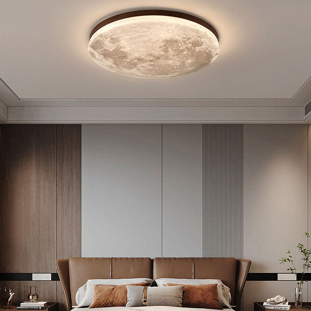 Moon Round Ceiling Lamp – Stylish LED Illumination for Every Space 9
