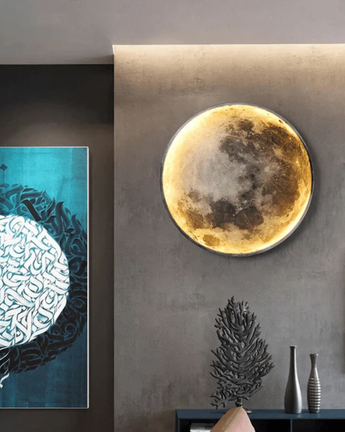 Moonlight Wall Lamp Round – Enchanting Glow for Cozy Spaces 3