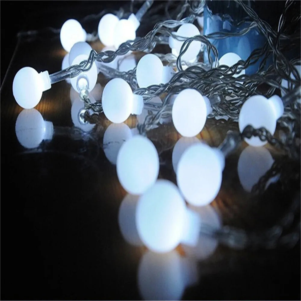 Multicolor LED Ball Christmas Lights – Create Joyful Celebrations with Vibrant Colors 0