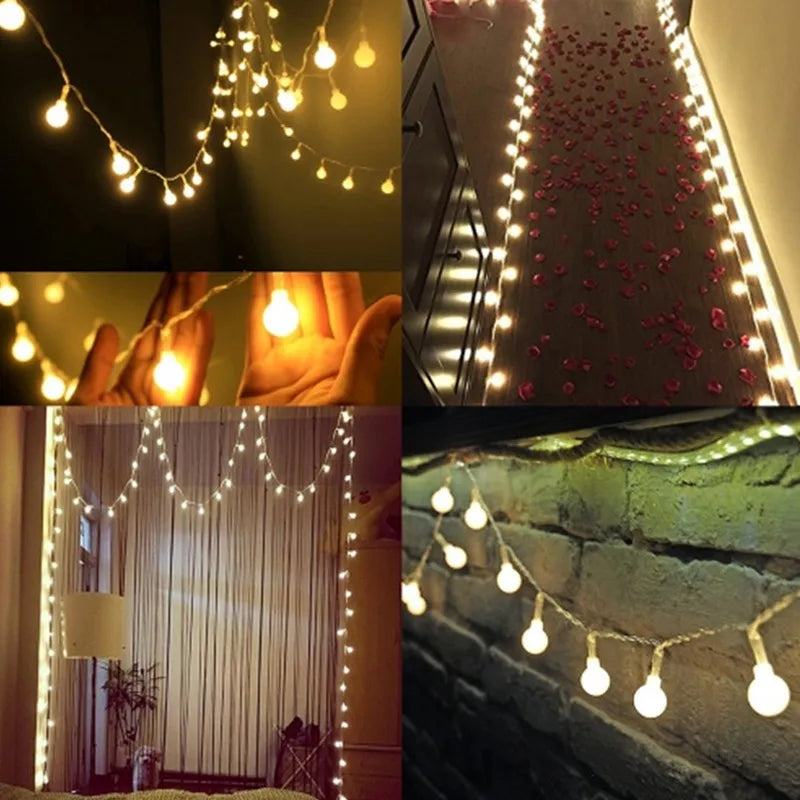 Multicolor LED Ball Christmas Lights – Create Joyful Celebrations with Vibrant Colors 6