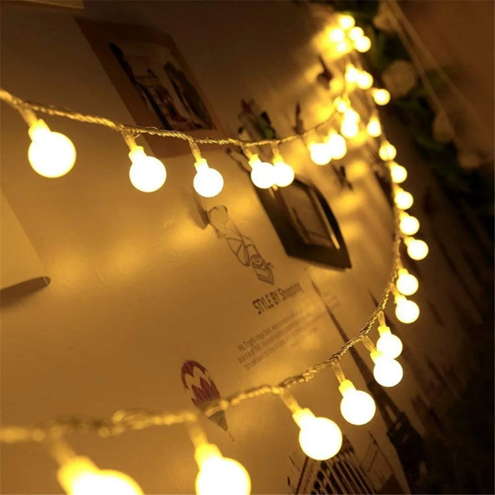 Multicolor LED Ball Christmas Lights – Create Joyful Celebrations with Vibrant Colors 7