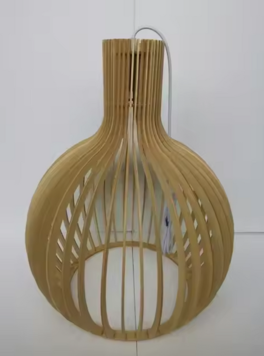 Natura Orb Bamboo Pendant Light – Handcrafted Warmth for Inviting Spaces 0