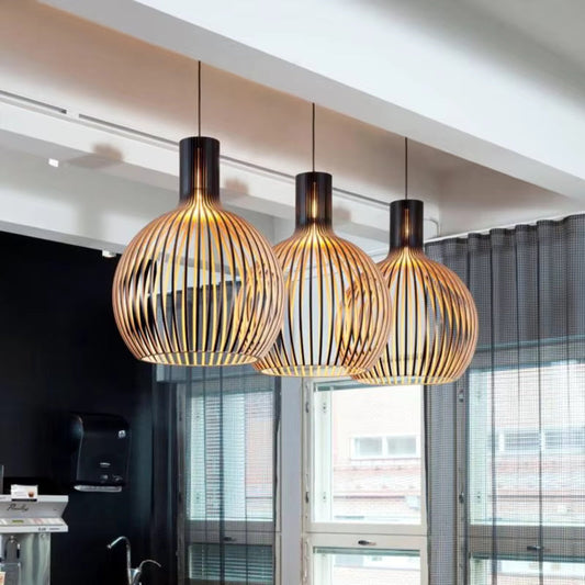 Natura Orb Bamboo Pendant Light – Handcrafted Warmth for Inviting Spaces 1