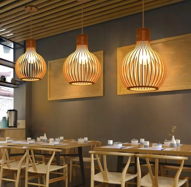 Natura Orb Bamboo Pendant Light – Handcrafted Warmth for Inviting Spaces 5