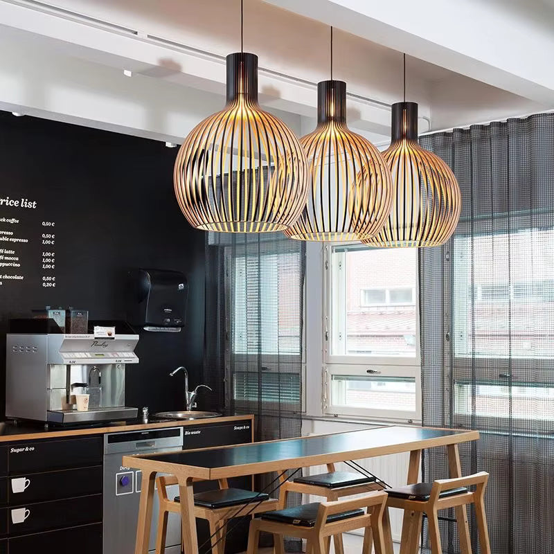 Natura Orb Bamboo Pendant Light – Handcrafted Warmth for Inviting Spaces 7