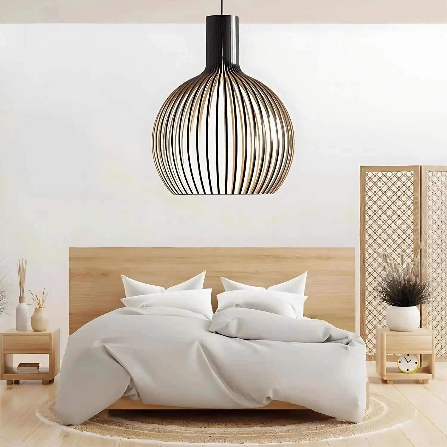 Natura Orb Bamboo Pendant Light – Handcrafted Warmth for Inviting Spaces 8