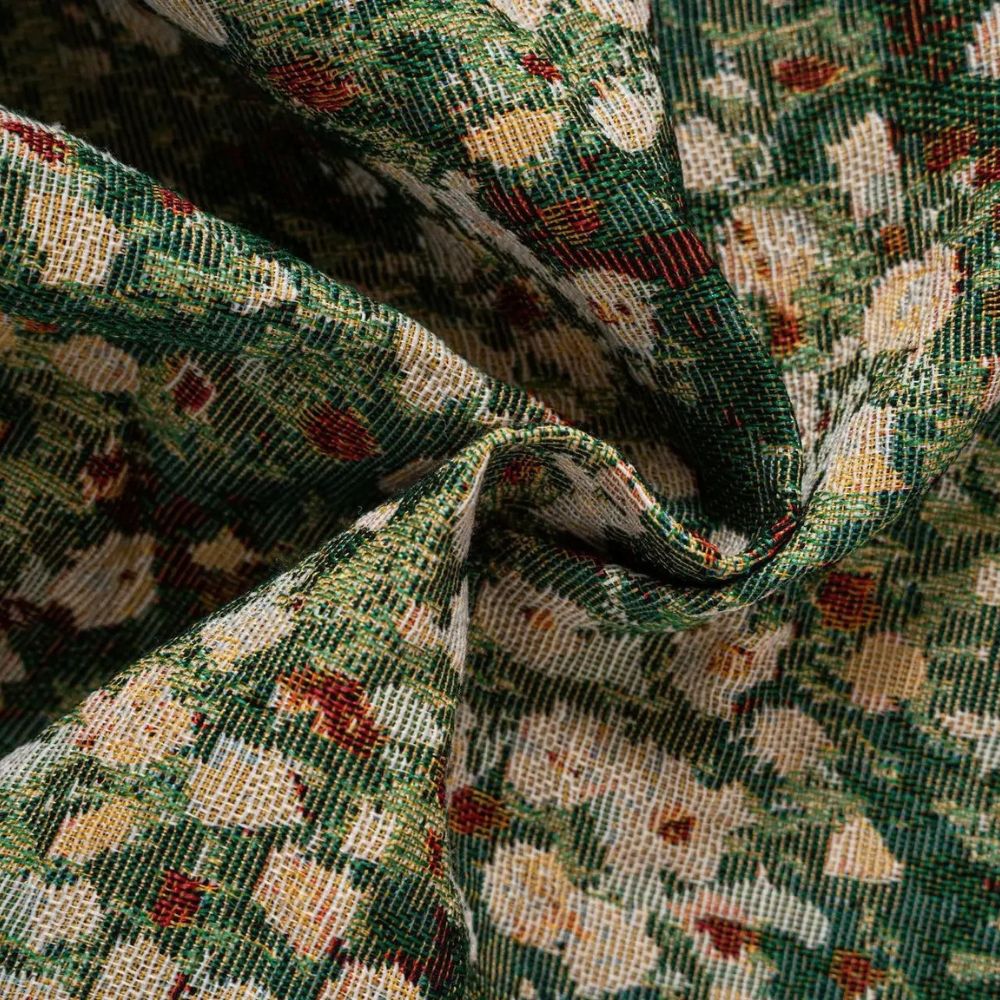 Noveau Ditsy Floral Curtain – Vintage Elegance with Modern Boho Flair 8