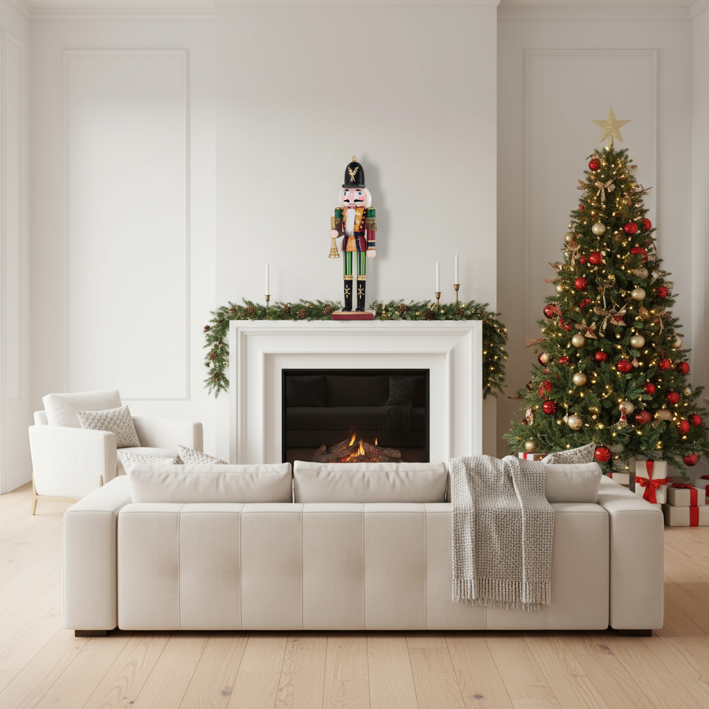 Nutcracker Soldier Decoration – Charming Holiday Accent for Festive Spirit 2