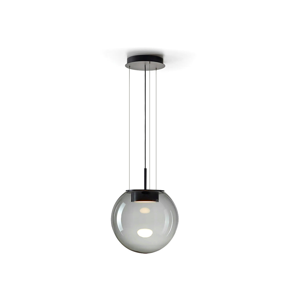 Orbis Black Pendant Light – Stylish Glass Design with Ambient Glow 1