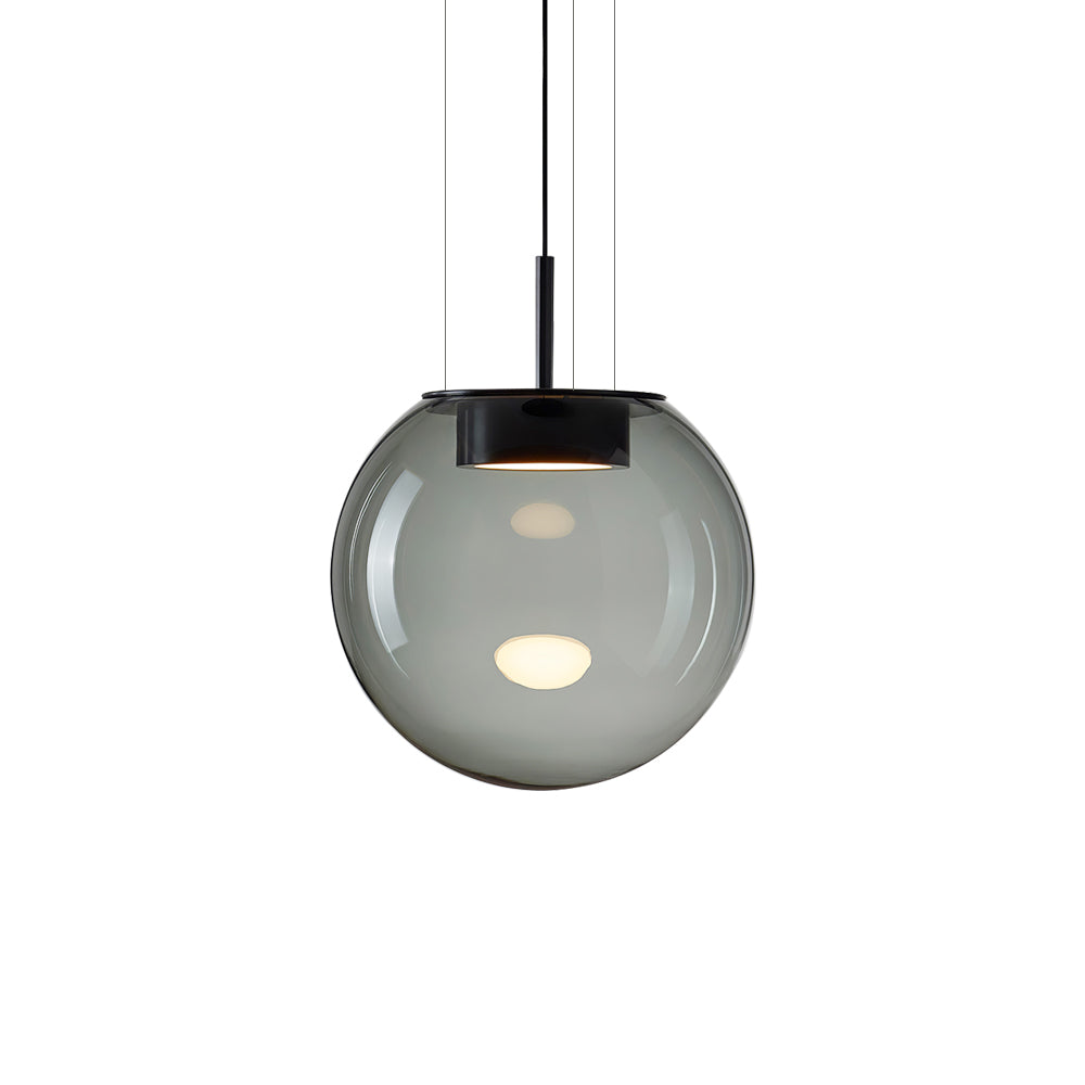 Orbis Black Pendant Light – Stylish Glass Design with Ambient Glow 9