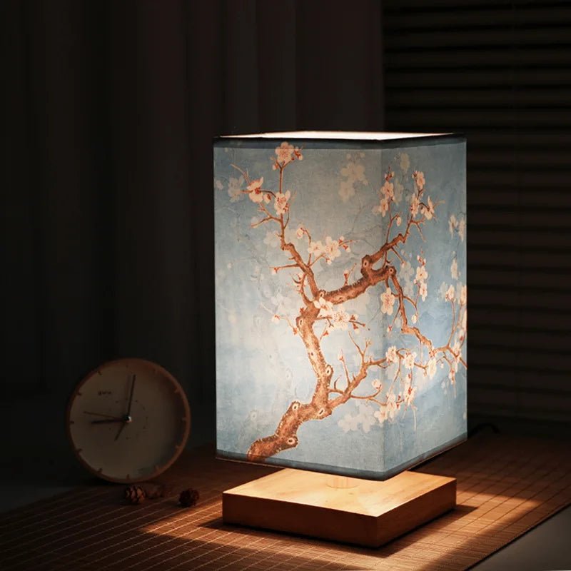 Oriental Flower Table Lamp – Serene Ambiance with Elegant Illumination 3
