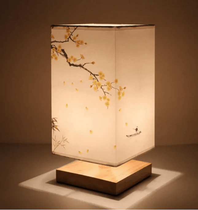 Oriental Flower Table Lamp – Serene Ambiance with Elegant Illumination 6