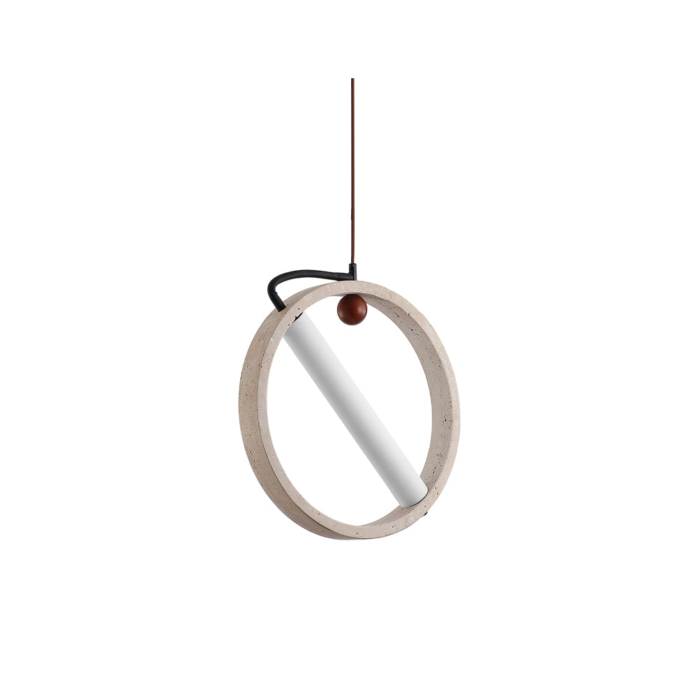 Orvion Pendant Light – Elegant Yellow Travertine Design for Modern Spaces 1