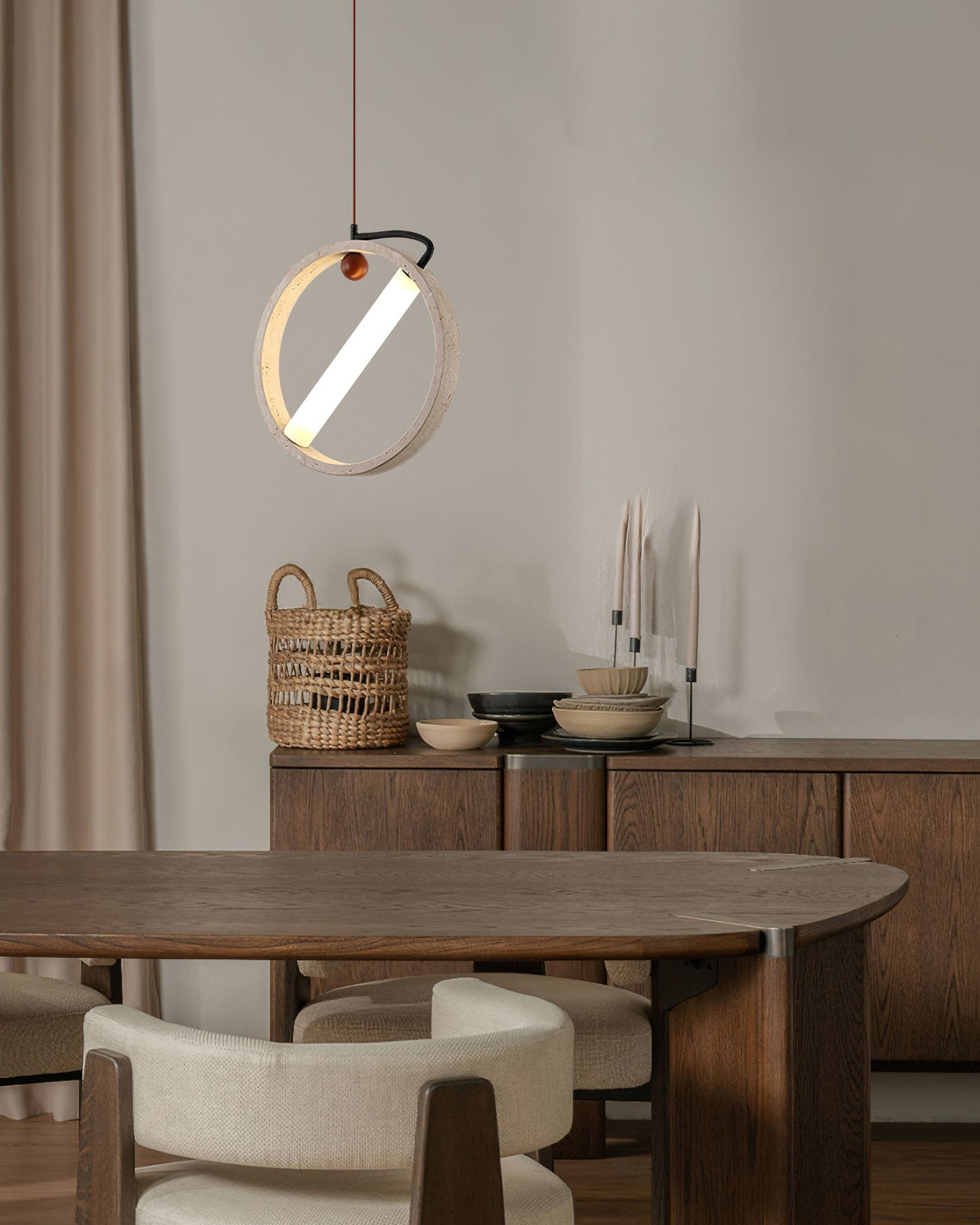 Orvion Pendant Light – Elegant Yellow Travertine Design for Modern Spaces 4