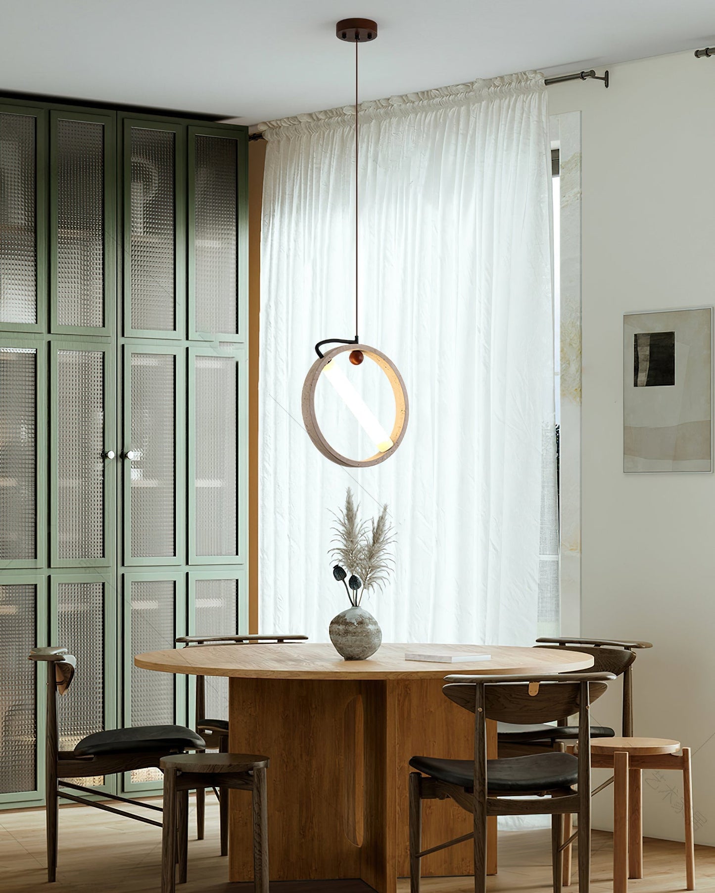 Orvion Pendant Light – Elegant Yellow Travertine Design for Modern Spaces 7