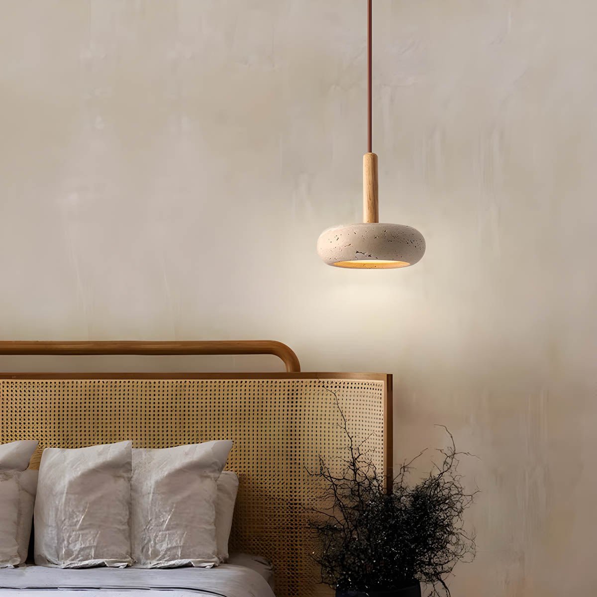 Oslo Wall Sconce Lighting Yellow Travertine – Natural Stone Design for Inviting Atmosphere 3