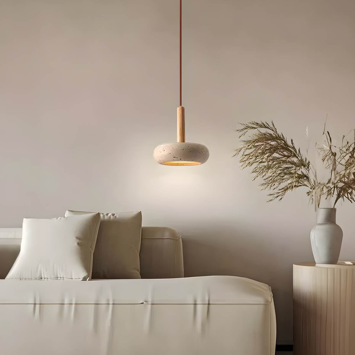 Oslo Wall Sconce Lighting Yellow Travertine – Natural Stone Design for Inviting Atmosphere 6