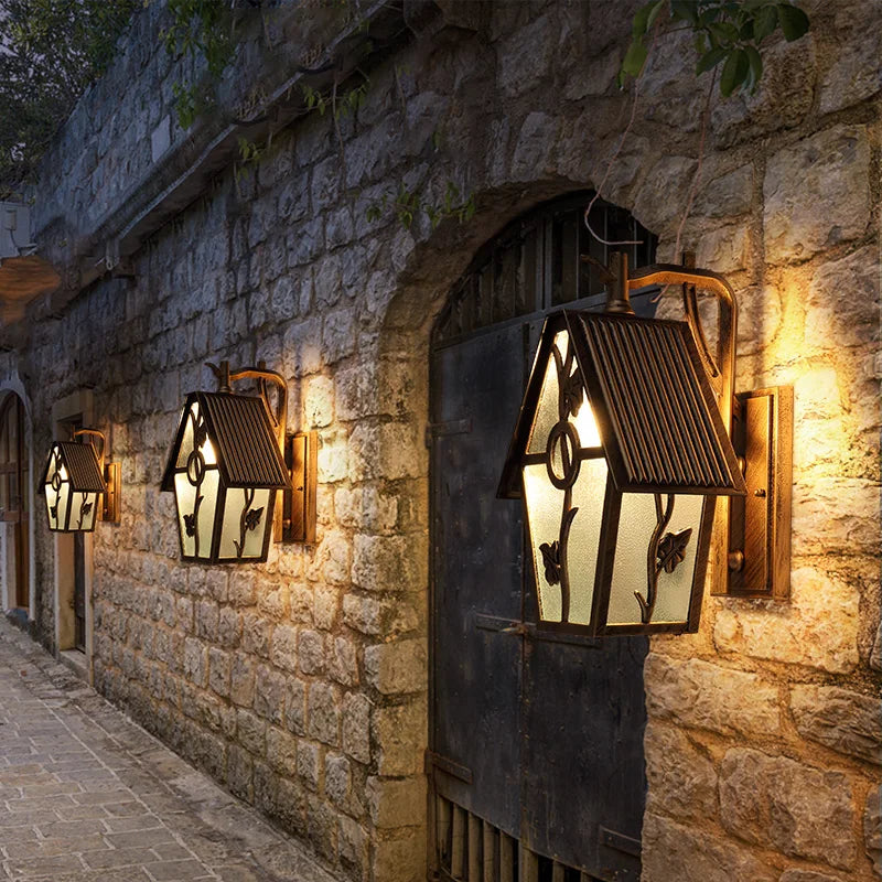 Outdoor Retro Wall Lights – Charming Illumination for Exterior Areas 4