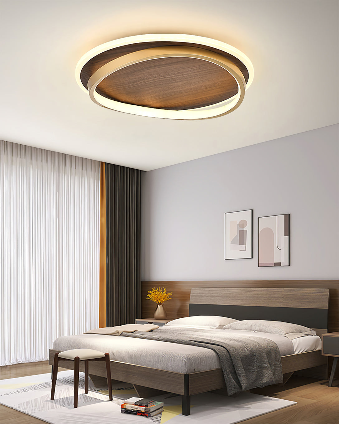 Parfco Flush Mount Ceiling Light – Bright, Elegant Illumination for Modern Spaces 8