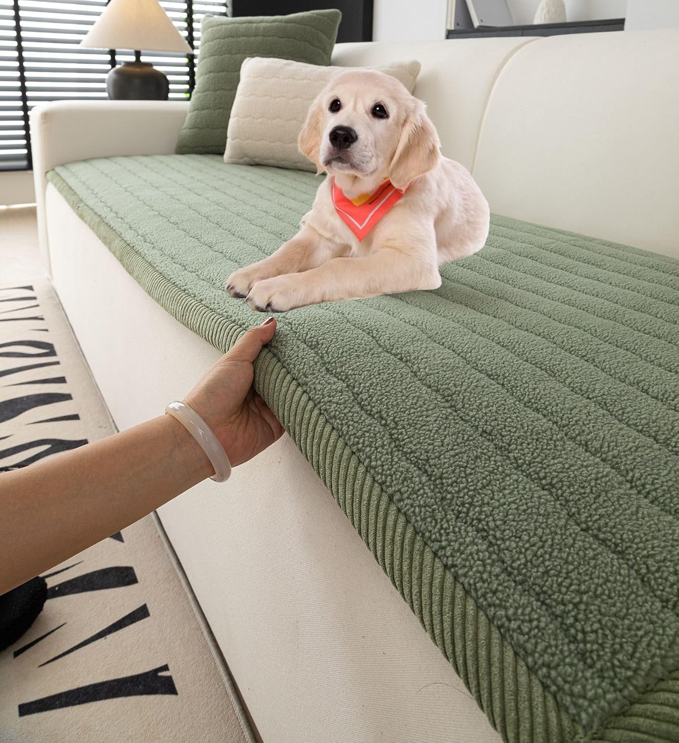 PolyPlush Sofa Cover – Cozy Style with Ultimate Protection 4