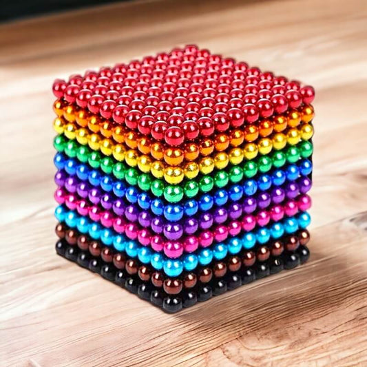 Rainbow Magnetic Balls Set – Unleash Your Creativity and Relieve Stress 1
