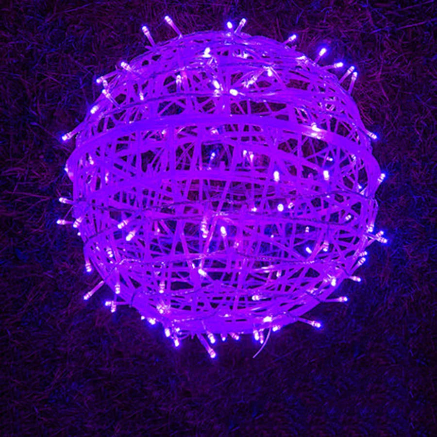 Rattan Ball Outdoor Fairy Lights – Enchanting Glow for Magical Evenings 0