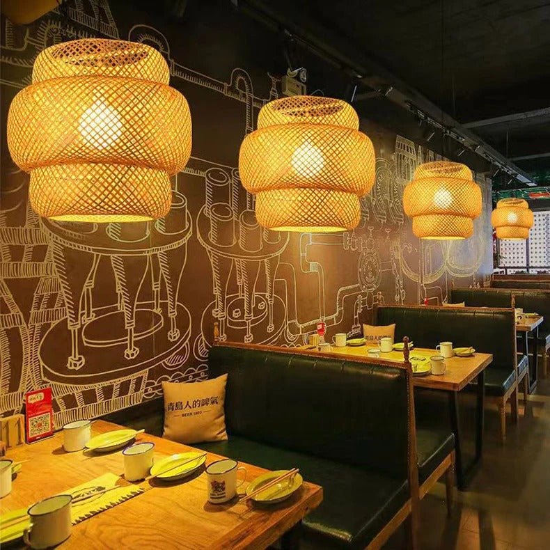 Rattan Pendant Light Boho Style – Artisan Craft for Inviting Atmosphere 3