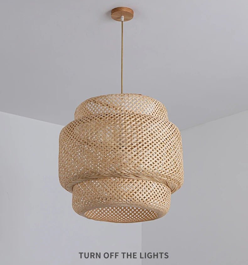 Rattan Pendant Light Boho Style – Artisan Craft for Inviting Atmosphere 7